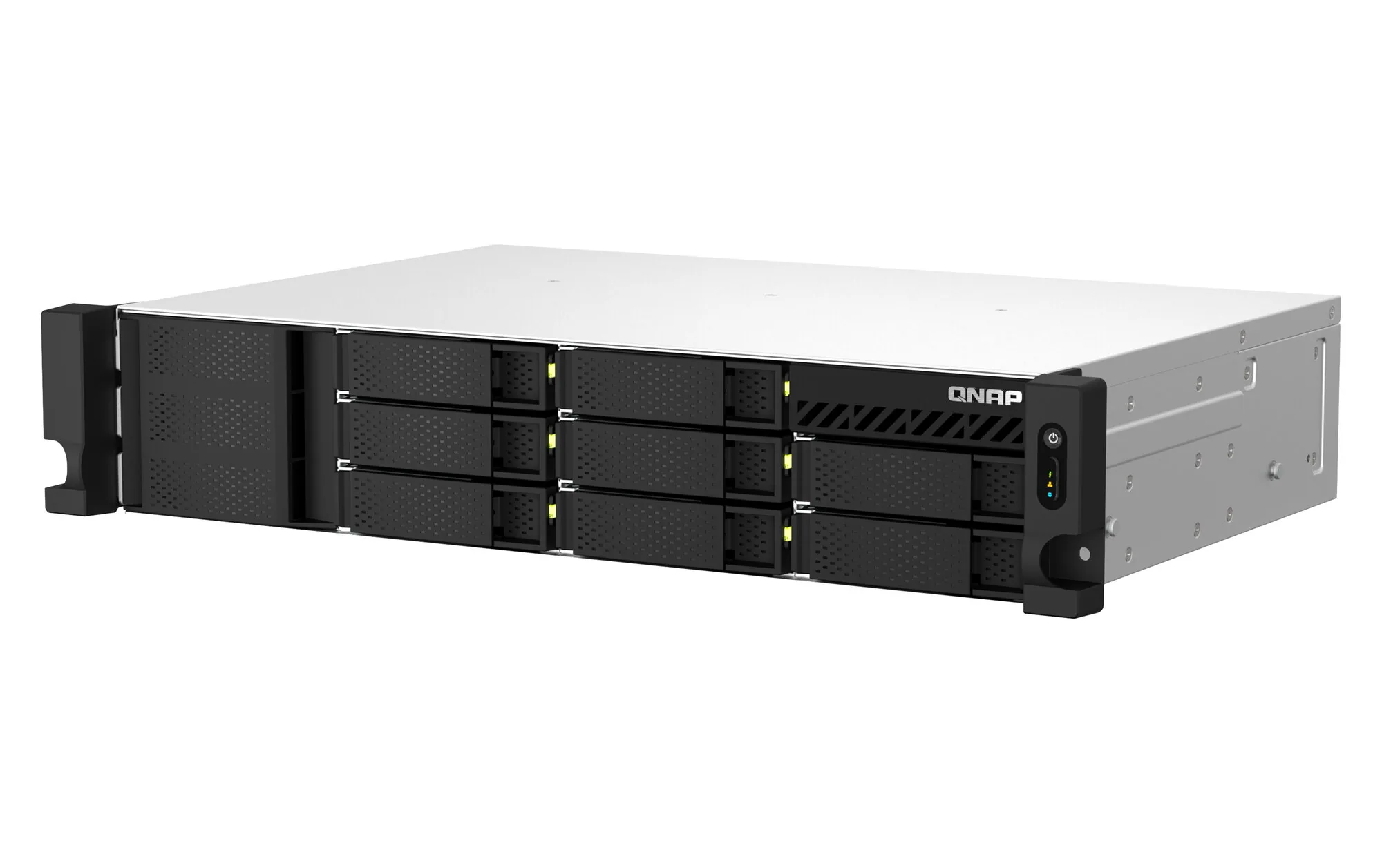QNAP TS-873AEU-4G NAS & Speicherserver Rack (2U) Ryzen Embedded V1500B 4 GB DDR4 0 TB QuTS hero Schwarz – Bild 4
