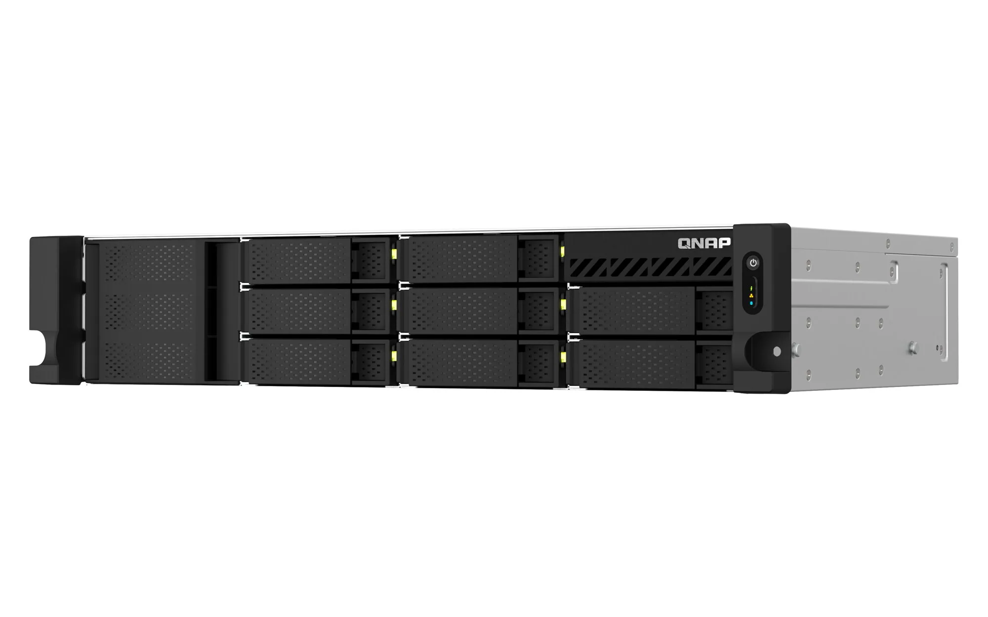 QNAP TS-873AeU-RP NAS Rack (2U) Ryzen Embedded V1500B 4 GB DDR4 0 TB QuTS hero Schwarz – Bild 6