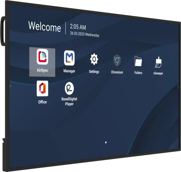 Viewsonic CDE6531-1C Signage-Display Digital Signage Flachbildschirm 165,1 cm (65") LCD WLAN 500 cd/m² 4K Ultra HD Schwarz Eingebauter Prozessor Android 14 24/7 – Bild 2