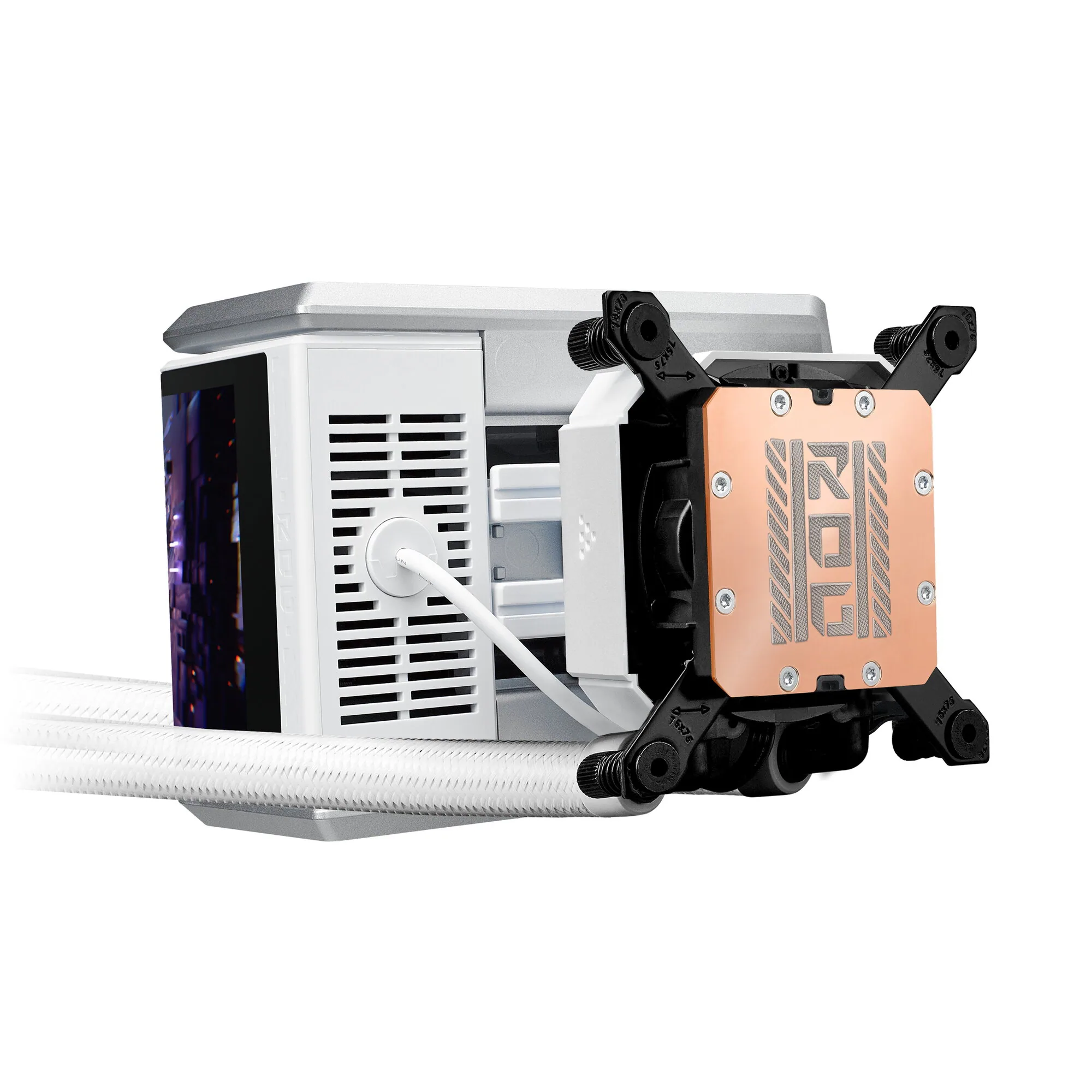 ASUS ROG RYUO IV 360 ARGB WHT Prozessor All-in-One-Flüssigkeitskühler 12 cm Weiß – Bild 4