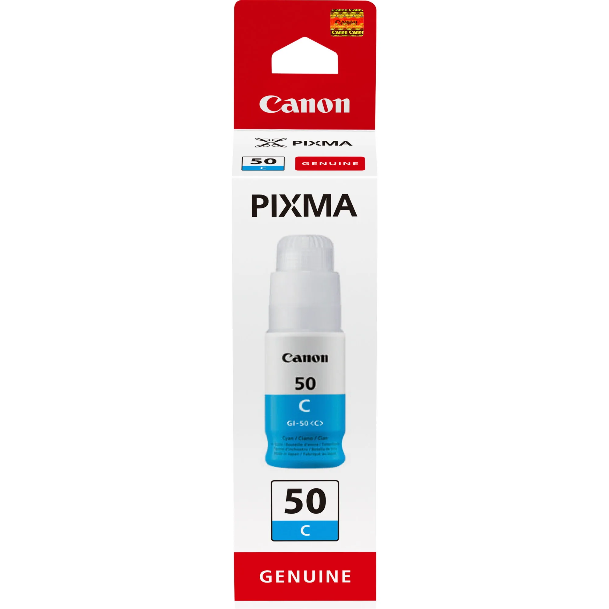 Canon GI-50 C, Hohe Reichweite, Tintenflasche, Cyan – Bild 1