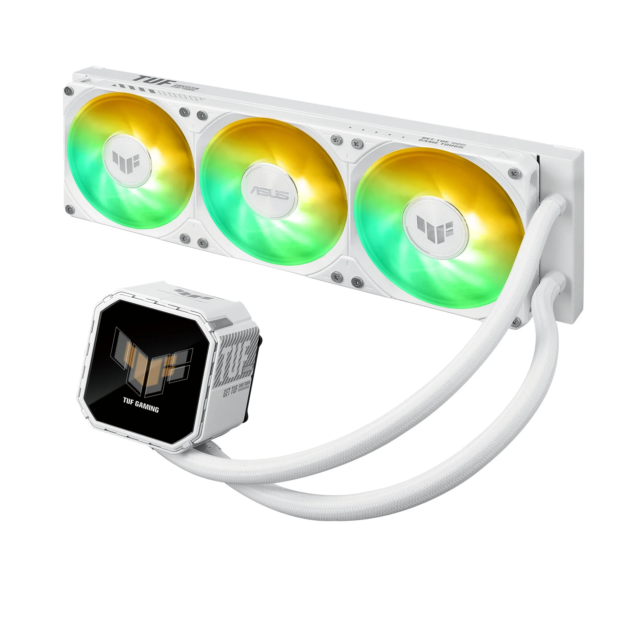 ASUS TUF Gaming LC III 360 ARGB LCD White Edition Prozessor All-in-One-Flüssigkeitskühler 12 cm Weiß 1 Stück(e) – Bild 3