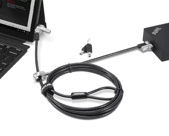 Lenovo 4XE1B81916 Kabelschloss Schwarz 1,8 m – Bild 3