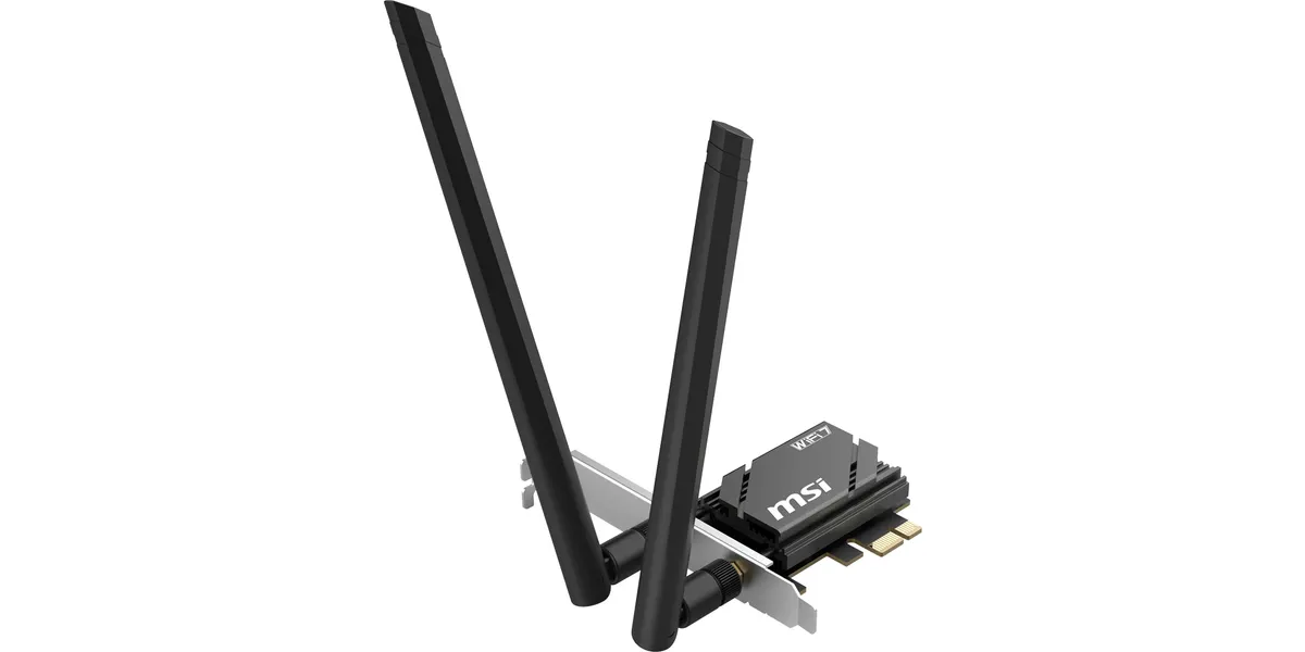 MSI Herald BE6500 WiFi7 PCIe x1 card