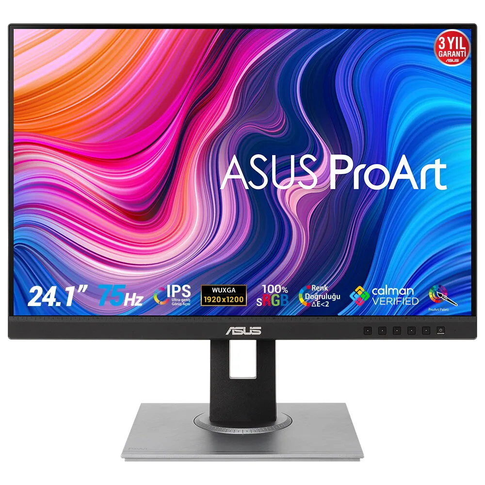 ASUS ProArt PA248QV Computerbildschirm 61,2 cm (24.1") 1920 x 1200 Pixel WUXGA LED Schwarz – Bild 1