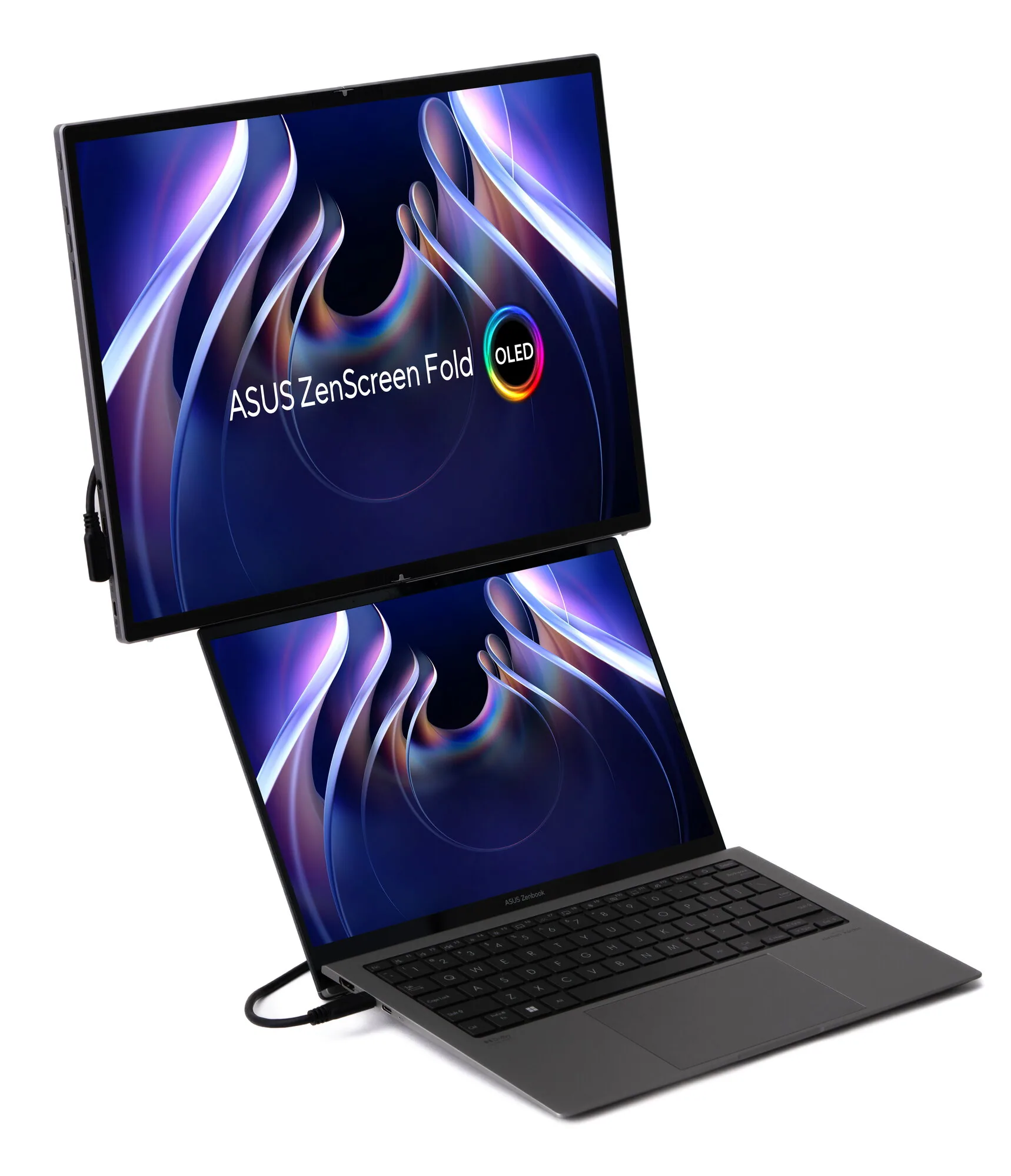 ASUS ZenScreen Fold OLED MQ17QH Computerbildschirm 43,9 cm (17.3") 2560 x 1920 Pixel Quad HD Silber – Bild 8