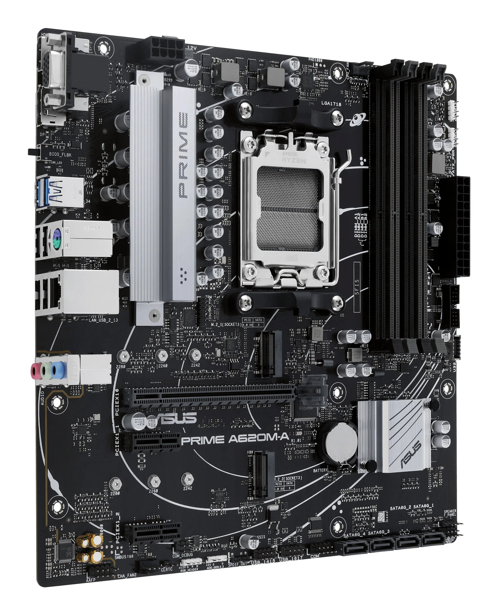 ASUS PRIME A620M-A-CSM AMD A620 Sockel AM5 micro ATX – Bild 3