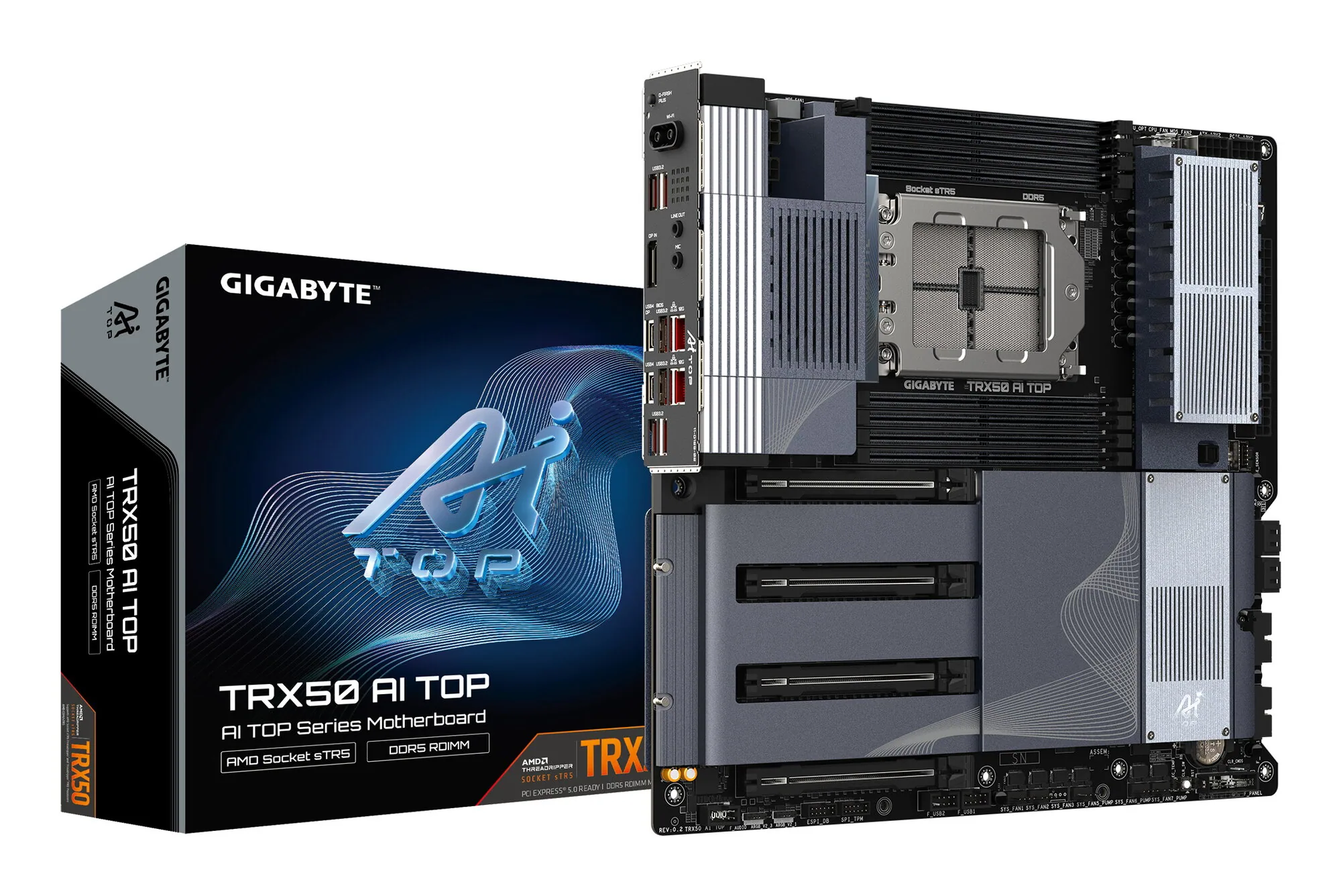 GIGABYTE TRX50 AI TOP-2B Mainboard – Bild 1
