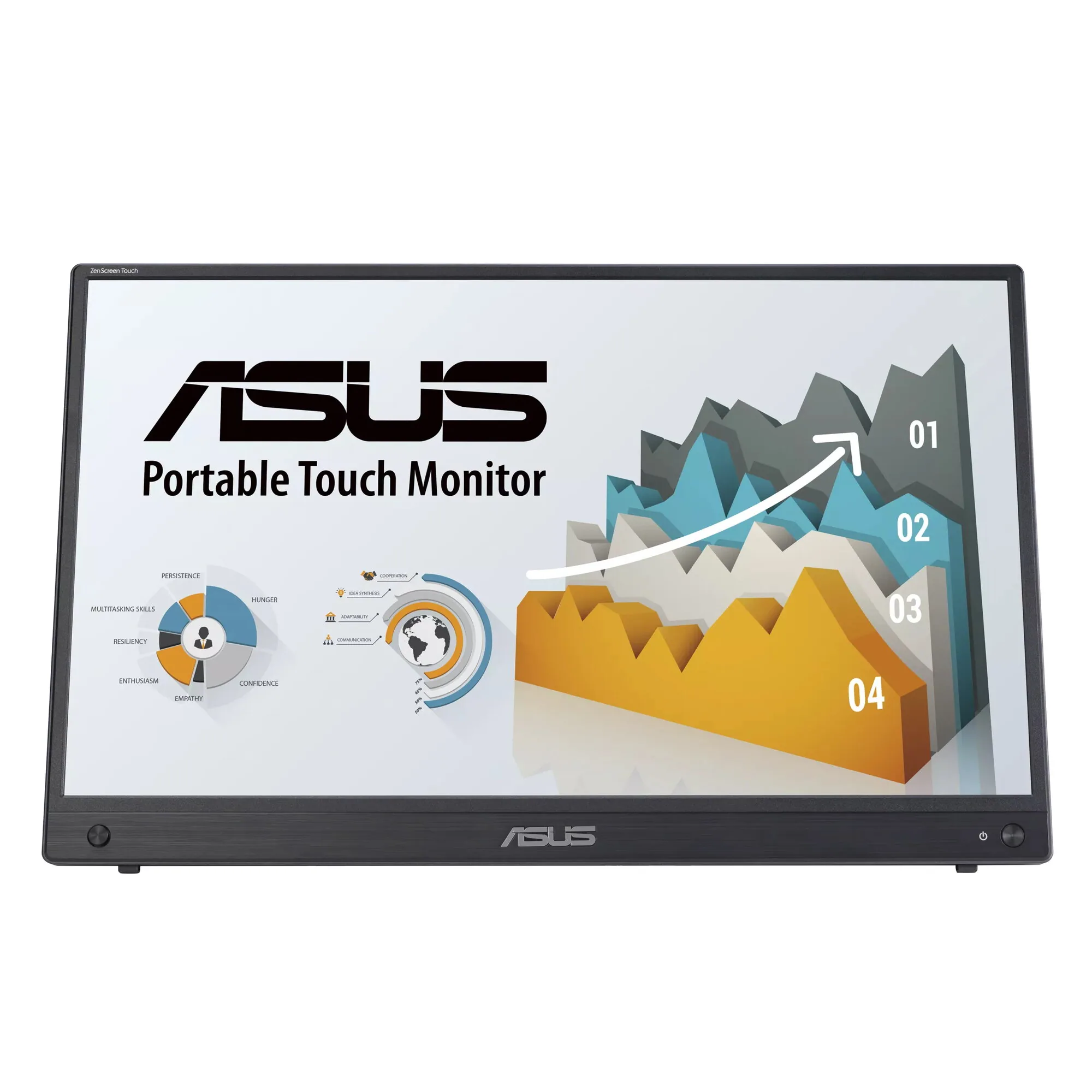 ASUS ZenScreen MB16AMTR Computerbildschirm 39,6 cm (15.6") 1920 x 1080 Pixel Full HD LCD Touchscreen Schwarz – Bild 2