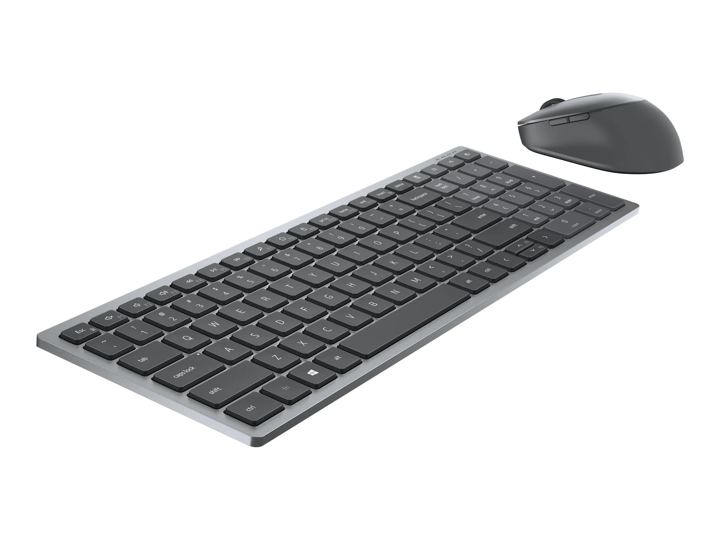 Dell Tastatur+Maus Kabellos 2.4GHz QWERTY Titan Grau