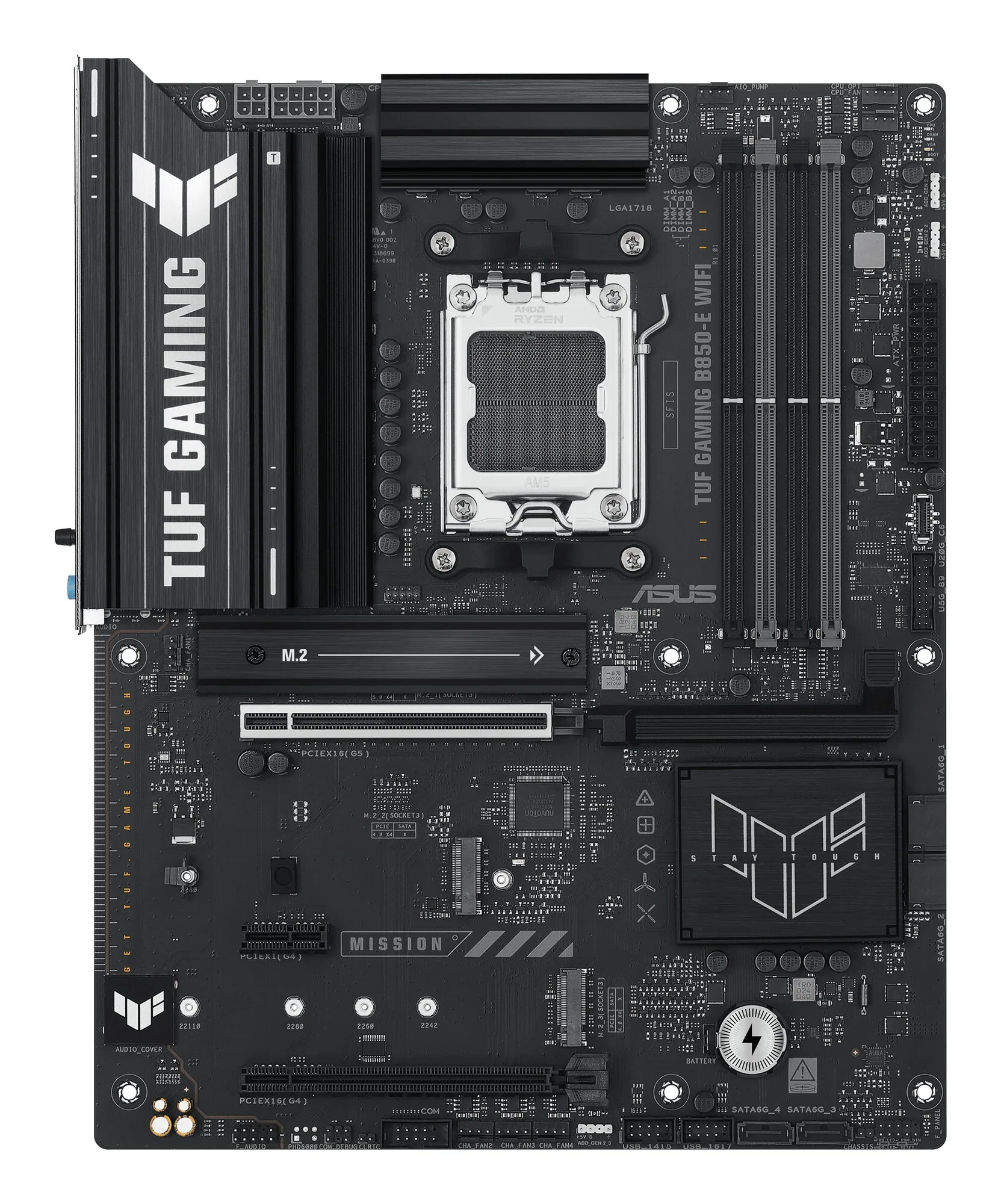 ASUS TUF GAMING B850-E WIFI AMD B850 Sockel AM5 ATX – Bild 3