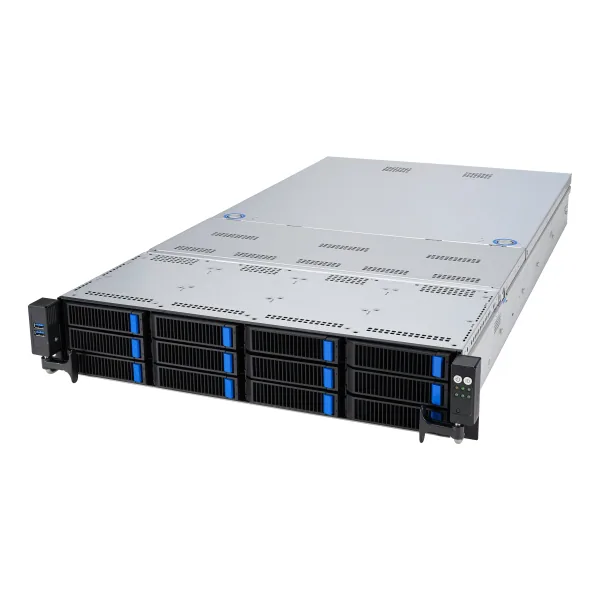 ASUS RS720-E11-RS12U Intel C741 Rack (2U) Schwarz, Silber – Bild 2