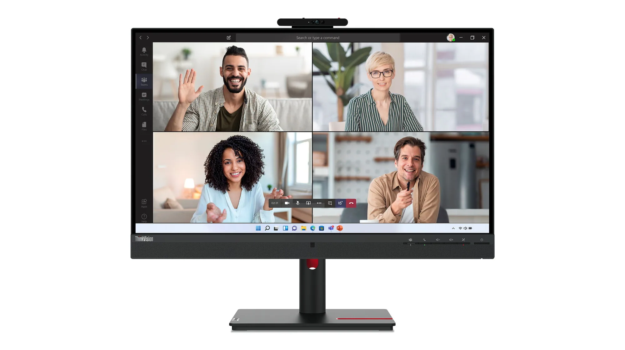 Lenovo ThinkVision T27hv-30 Computerbildschirm 68,6 cm (27") 2560 x 1440 Pixel Quad HD LED Schwarz – Bild 4