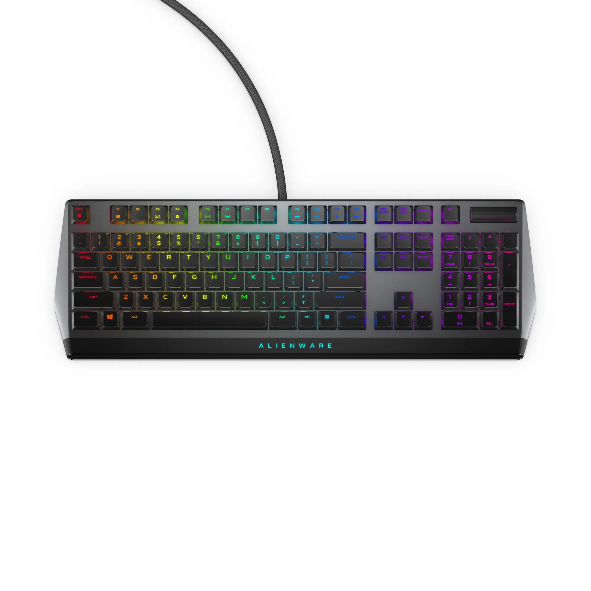 Alienware AW510K Tastatur Gaming USB Schwarz, Grau – Bild 3