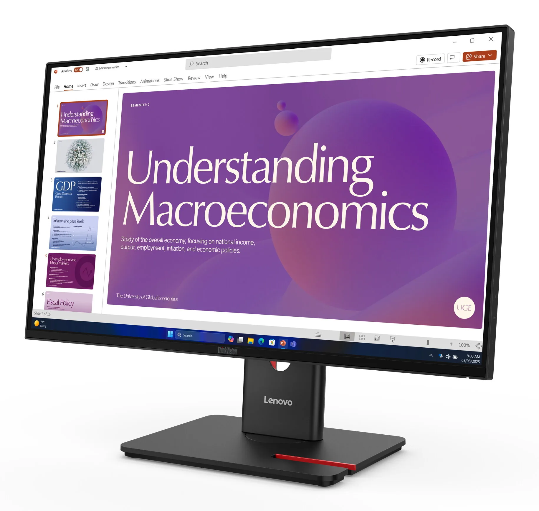 Lenovo ThinkVision T24D-40 Monitor – Bild 3