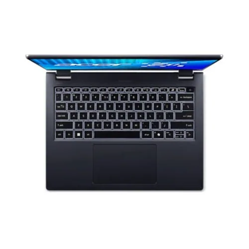 Acer TravelMate TMP414RN-55-TCO-58UA Intel Core Ultra 5 225U Hybrid (2-in-1) 35,6 cm (14") Touchscreen WUXGA 16 GB DDR5-SDRAM 512 GB SSD Wi-Fi 7 (802.11be) Windows 11 Pro Blau QWERTZ Deutsch – Bild 5