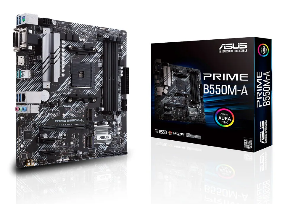 ASUS PRIME B550M-A AMD B550 Sockel AM4 micro ATX – Bild 1
