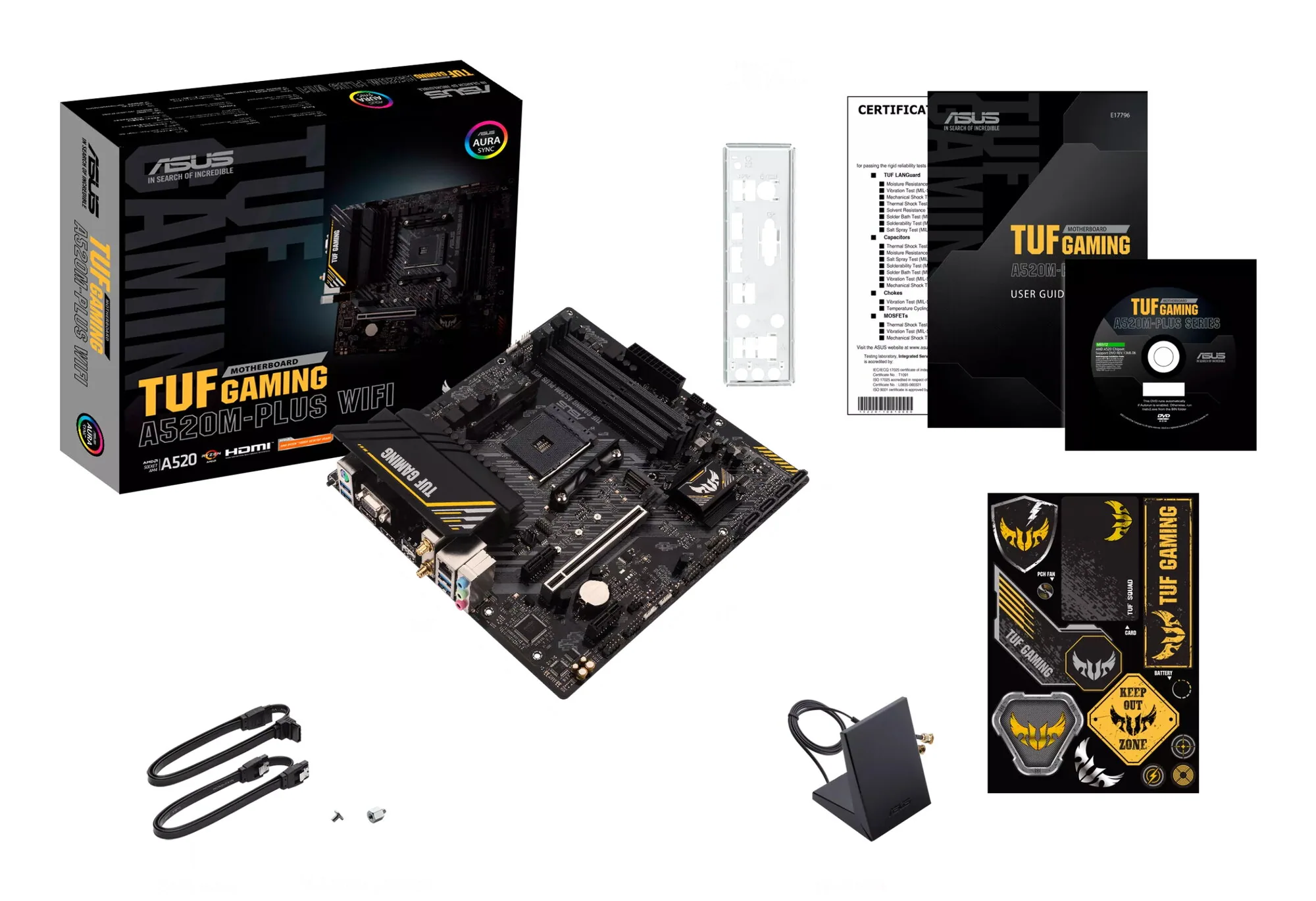 ASUS TUF GAMING A520M-PLUS WIFI AMD A520 Sockel AM4 micro ATX – Bild 5