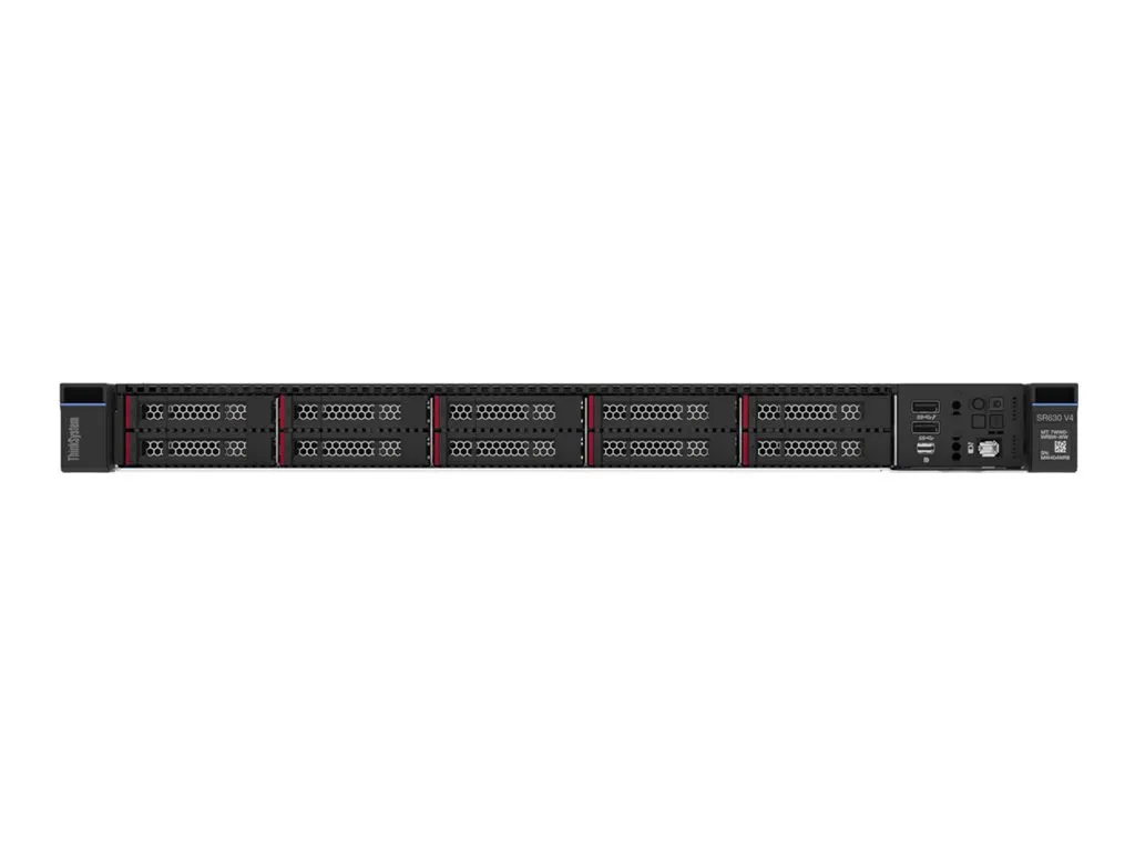 Lenovo ThinkSystem SR630 V4 Server Rack (1U) Intel Xeon 6 6710E 2,4 GHz 1 TB DDR5-SDRAM 1300 W