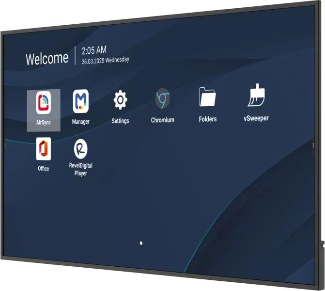 Viewsonic CDE7514-2C Signage-Display Digital Signage Flachbildschirm 190,5 cm (75") LCD WLAN 500 cd/m² 4K Ultra HD Schwarz Eingebauter Prozessor Android 14 24/7 – Bild 3