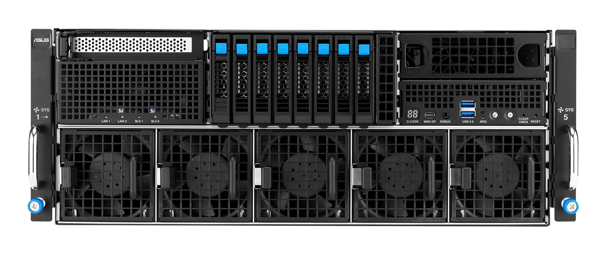 ASUS ESC8000A-E13P LGA 6096 Rack (4U) Silber, Schwarz – Bild 5