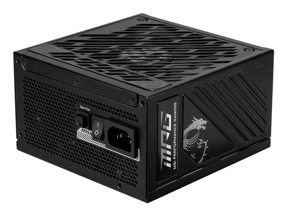 MSI MPG A1250GS PCIE5 Netzteil 1250 W 20+4 pin ATX ATX Schwarz – Bild 1