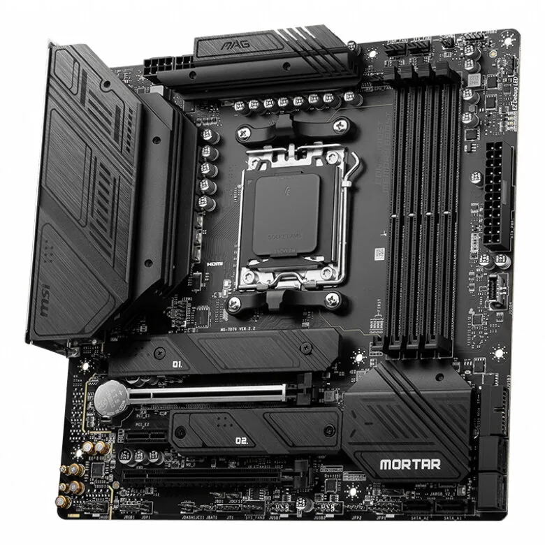 MSI MAG B650M Mortar WIFI AMD B650 Sockel AM5 micro ATX – Bild 2