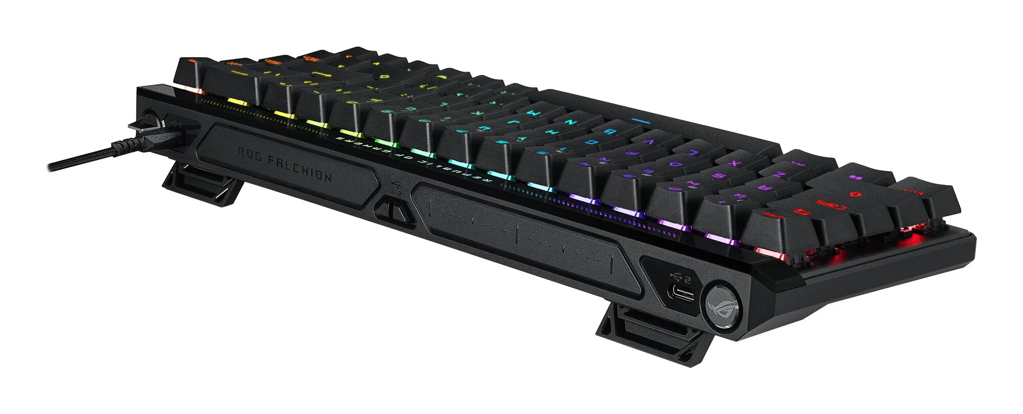 ASUS ROG Falchion Ace HFX Tastatur Gaming USB QWERTZ Deutsch Schwarz – Bild 7