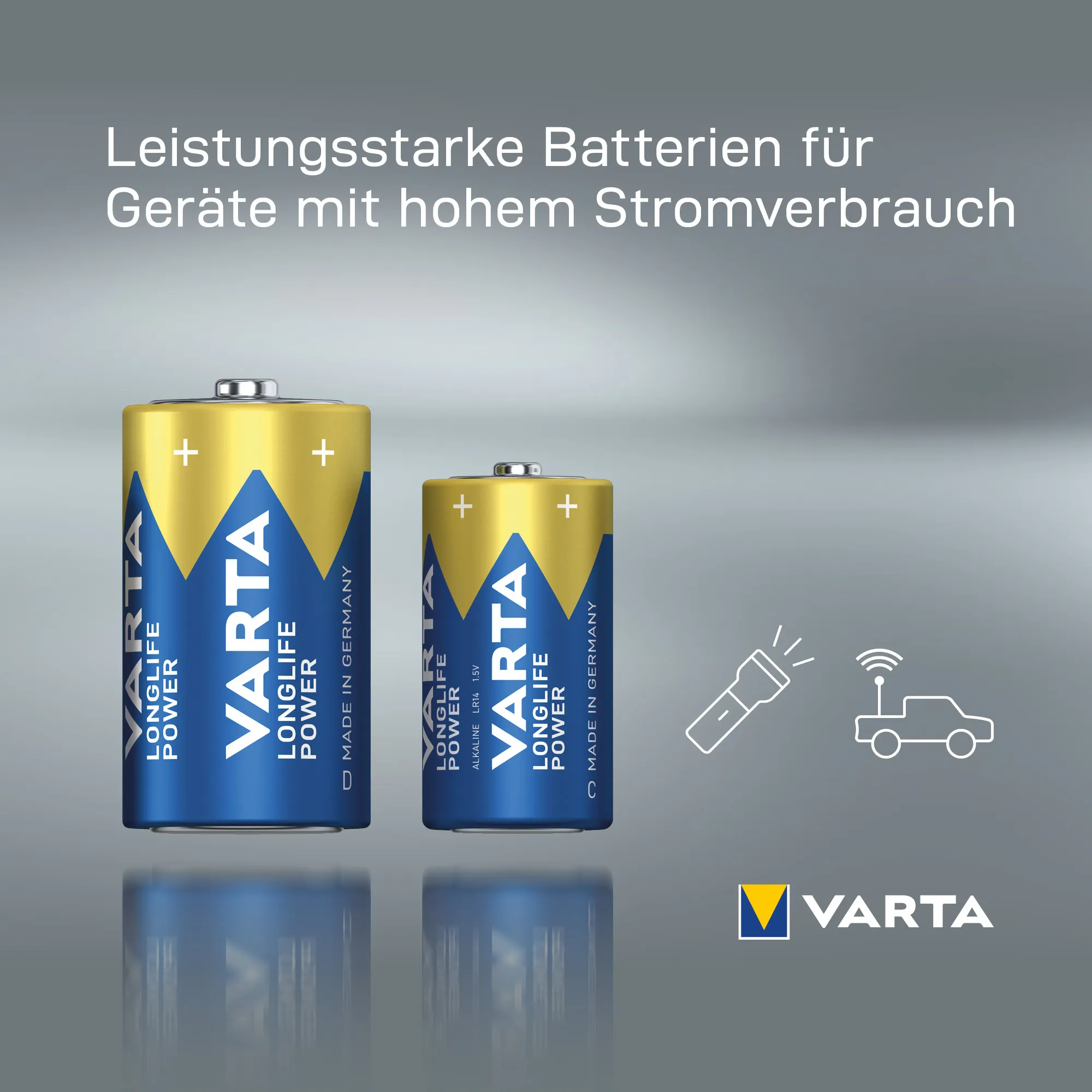 Varta Batterie LONGLIFE Power D Mono NEU 2 Stück