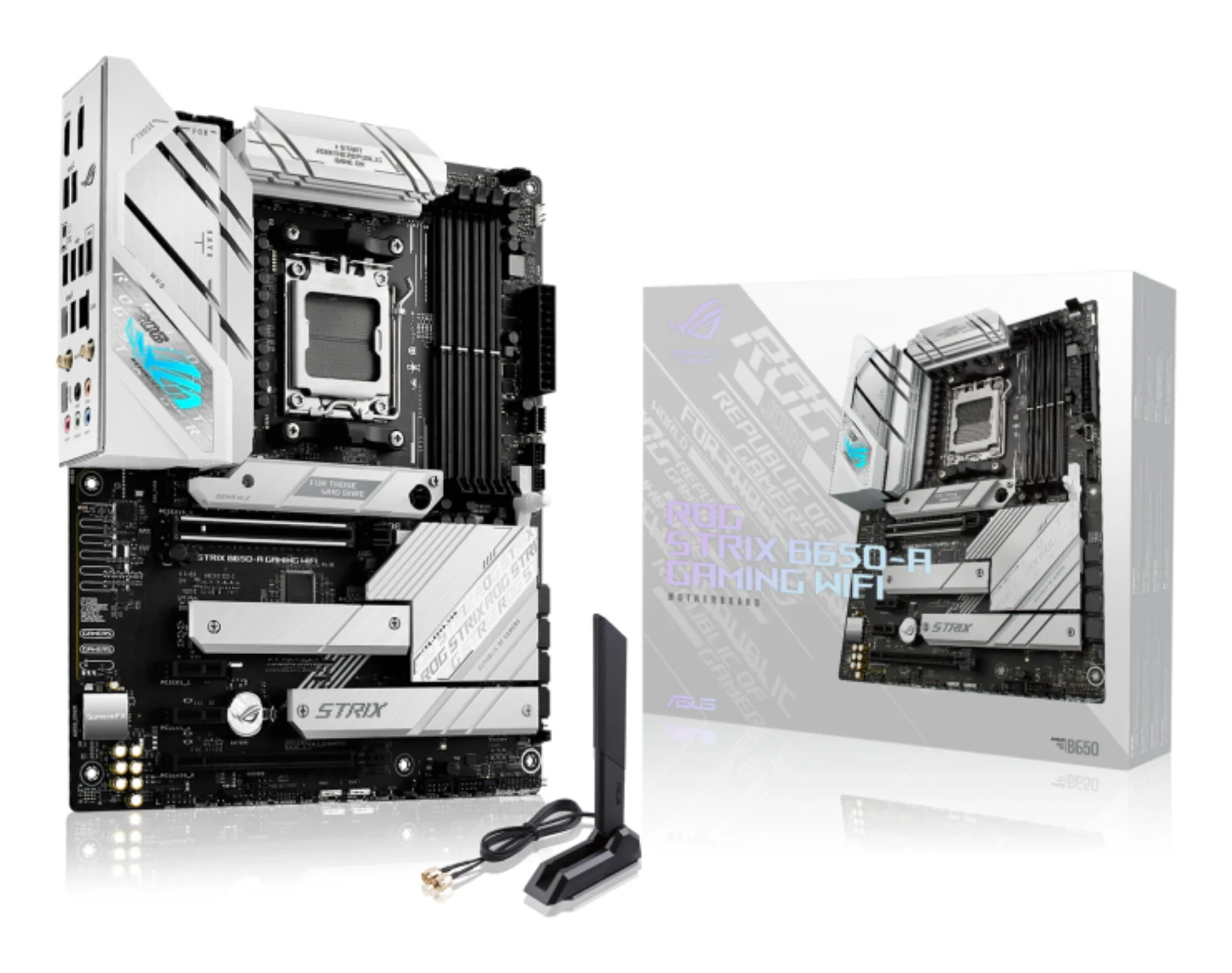 ASUS ROG STRIX B650-A GAMING WIFI AMD B650 Sockel AM5 ATX – Bild 1