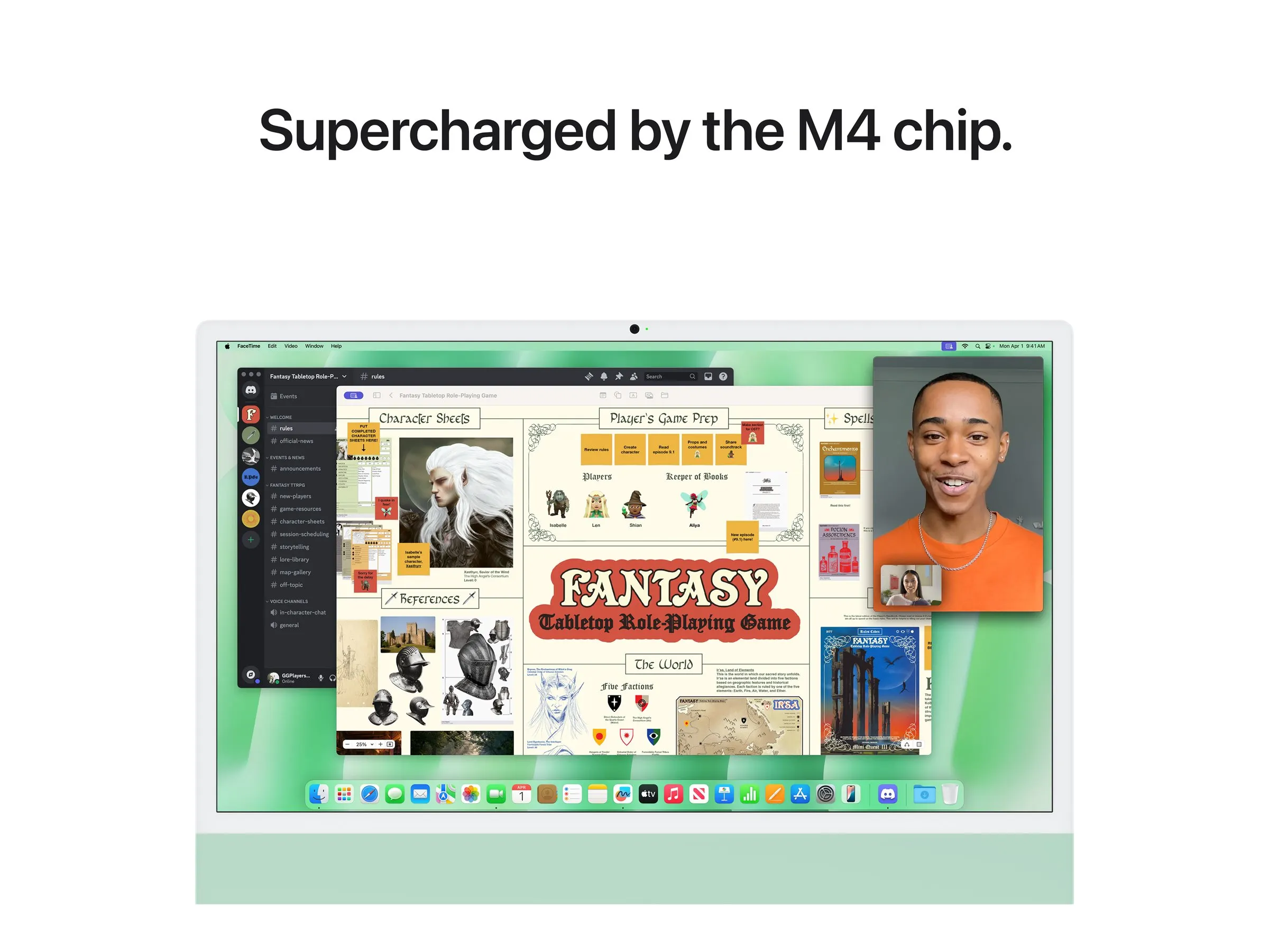 Apple iMac 4.5K (24") M4 8/8-Core/16GB/256GBSSD/Grün MacOS