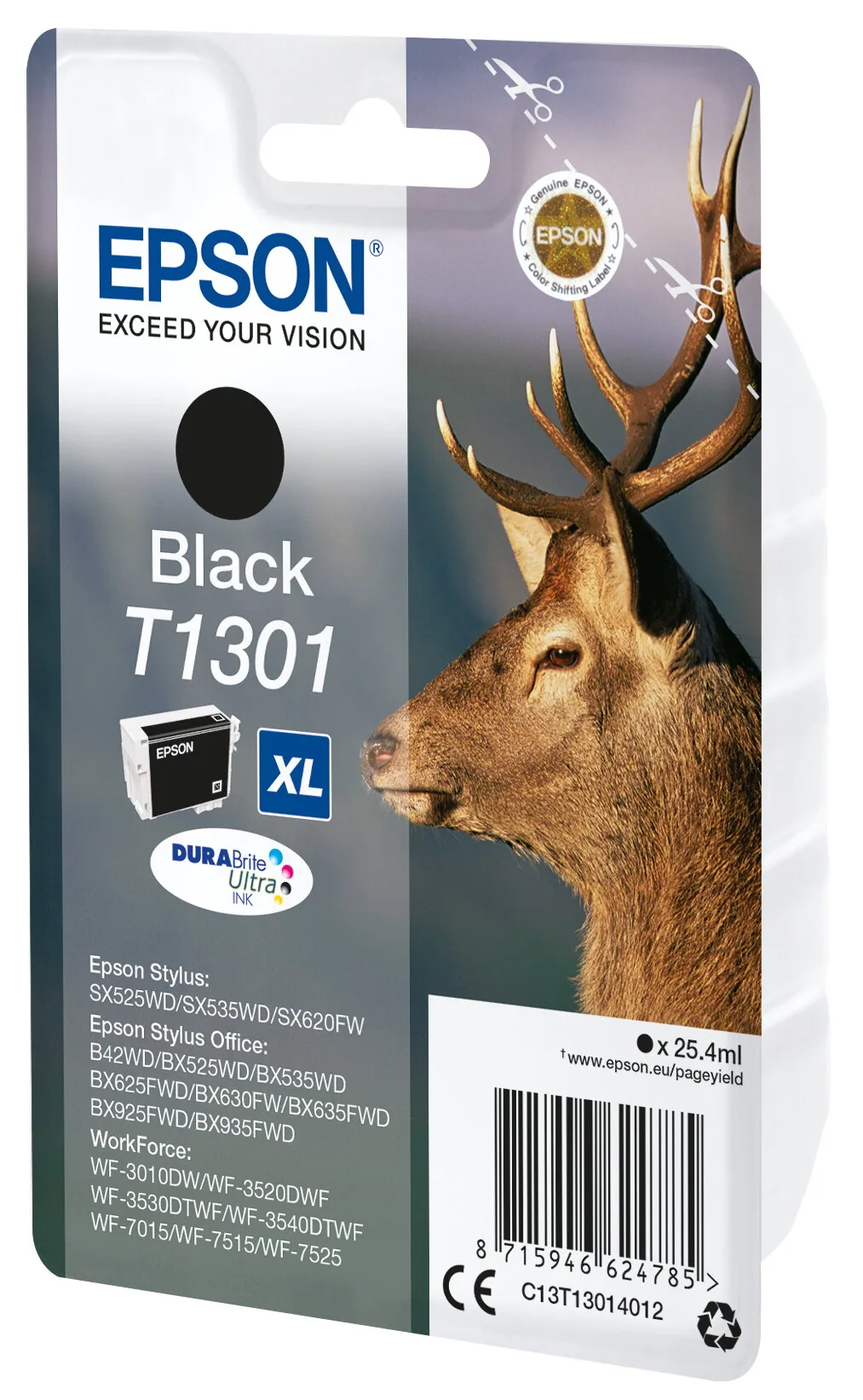 Epson Stag T1301 Hirsch DURABrite Ultra Single Black Tinte – Bild 8