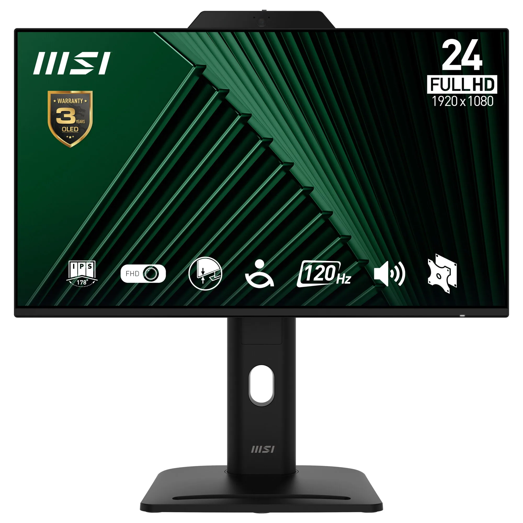 MSI Pro MP242PMGDE Computerbildschirm 60,5 cm (23.8") 1920 x 1080 Pixel Full HD LCD Schwarz – Bild 1