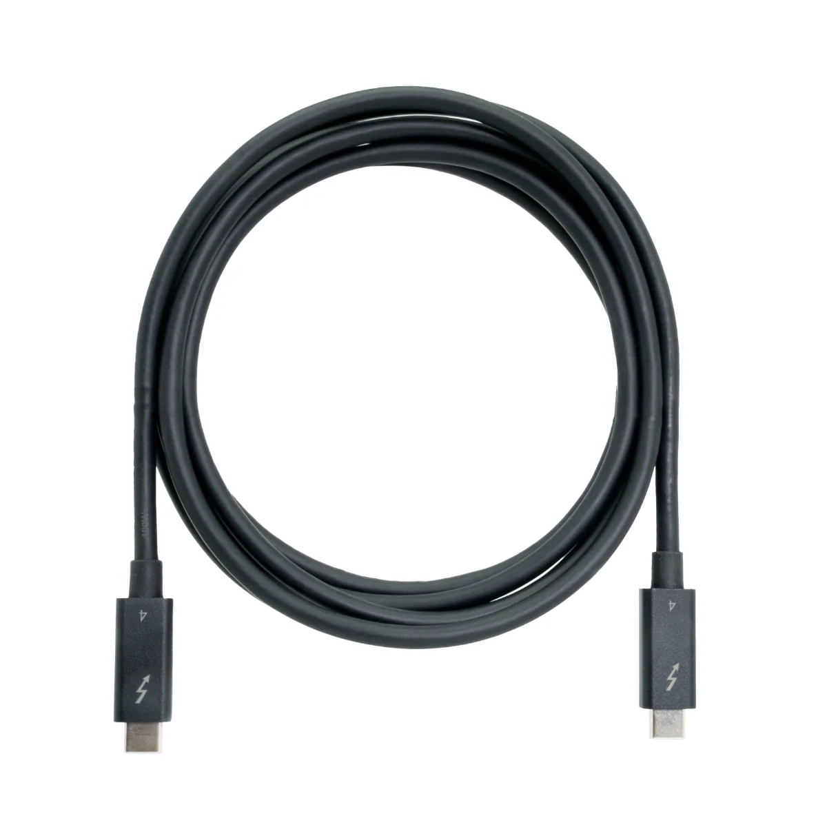 QNAP CAB-TBT4-2M Thunderbolt-Kabel 40 Gbit/s Schwarz – Bild 1
