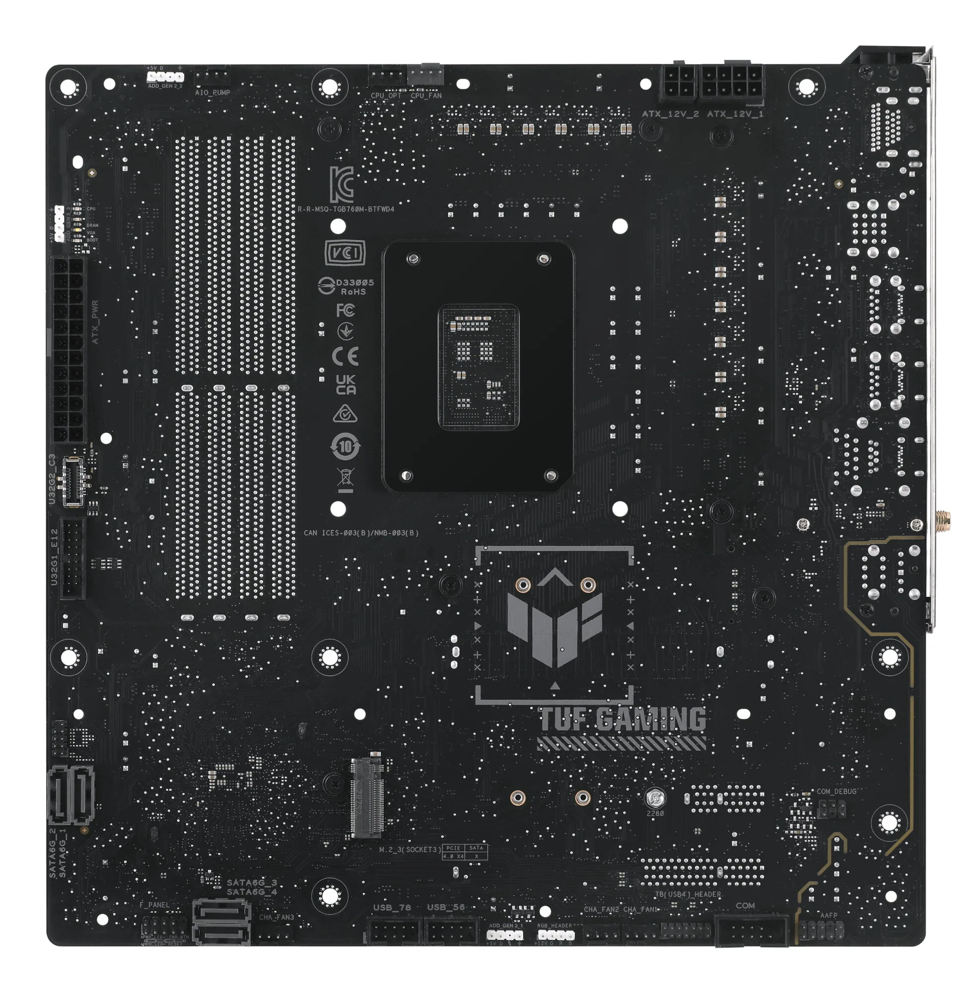 ASUS TUF GAMING B760M-BTF WIFI D4 Intel B760 LGA 1700 micro ATX – Bild 2