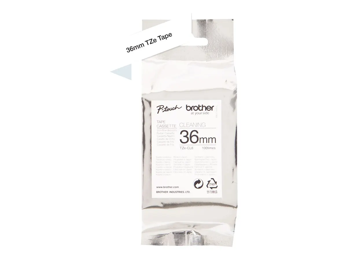 Reinigungskassette Brother 36mm, bis 100 Durchläufe