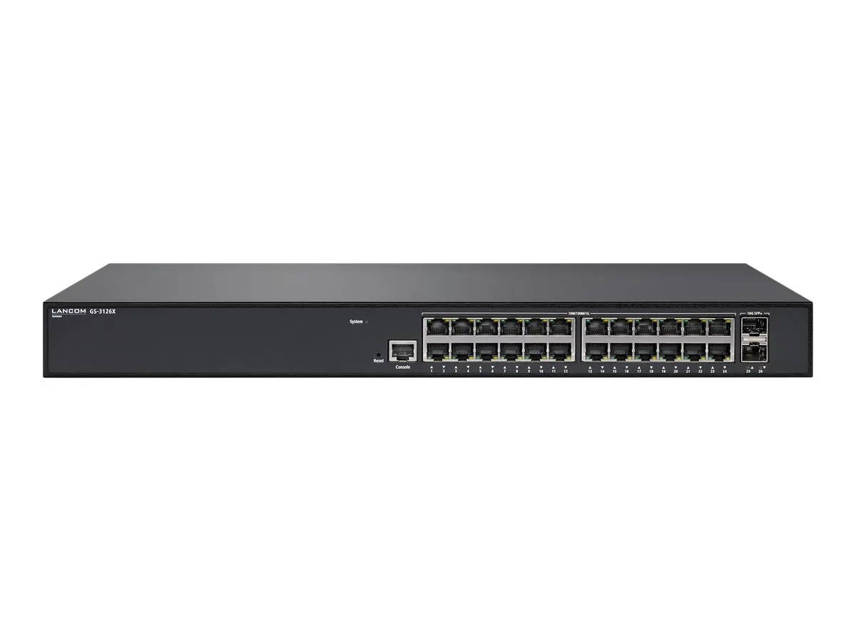LANCOM GS-3126X L3-Lite Switch 24x 1G RJ45/2x 10G SFP+