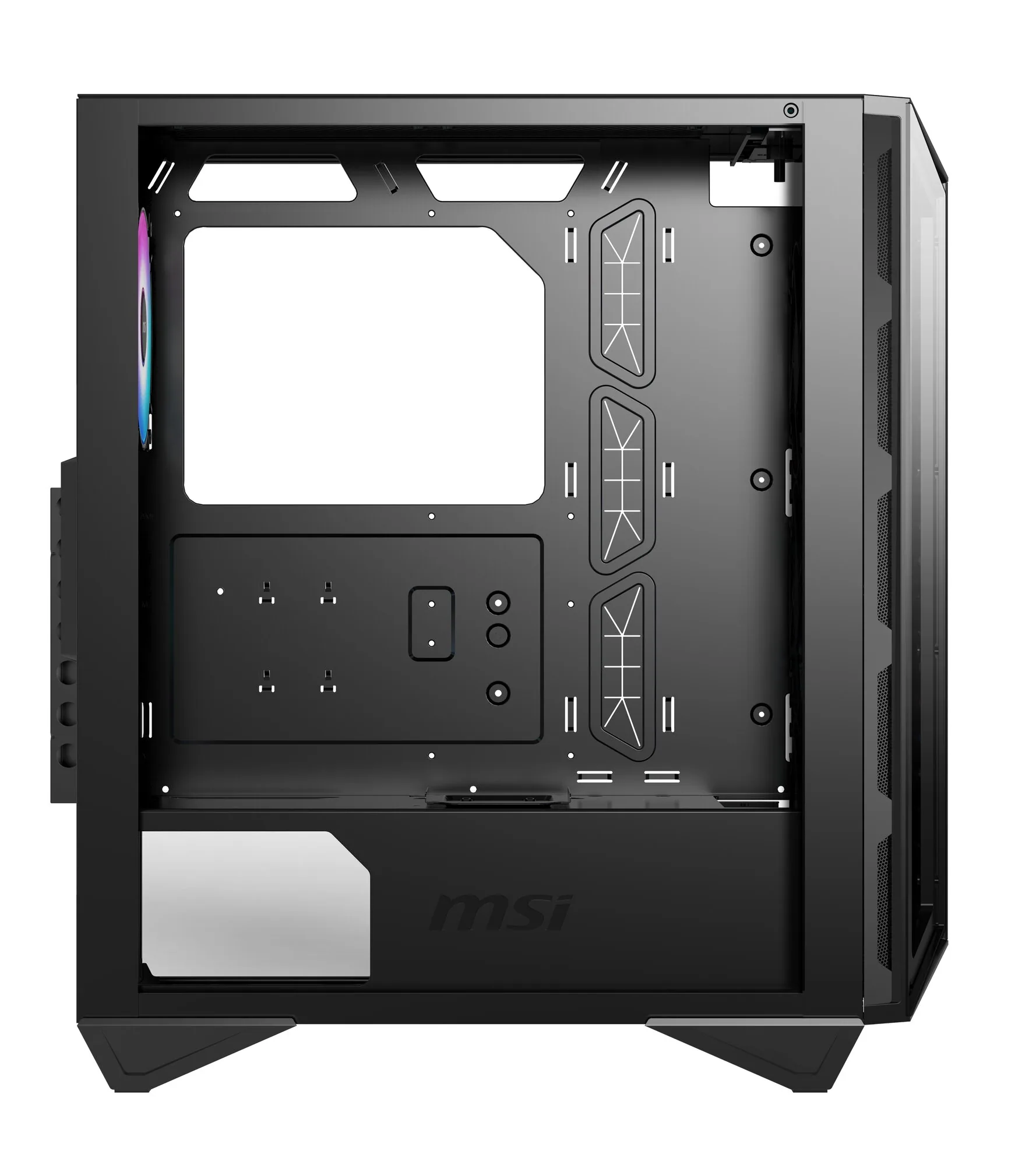 MSI MPG GUNGNIR 110R Computer-Gehäuse Midi Tower Schwarz – Bild 4