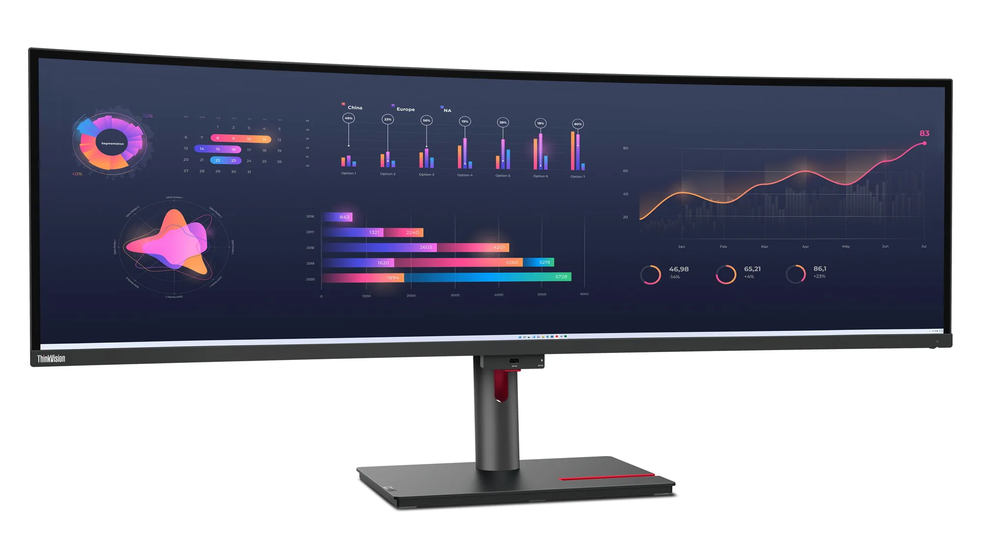 Lenovo ThinkVision P49w-30 Monitor – Bild 5
