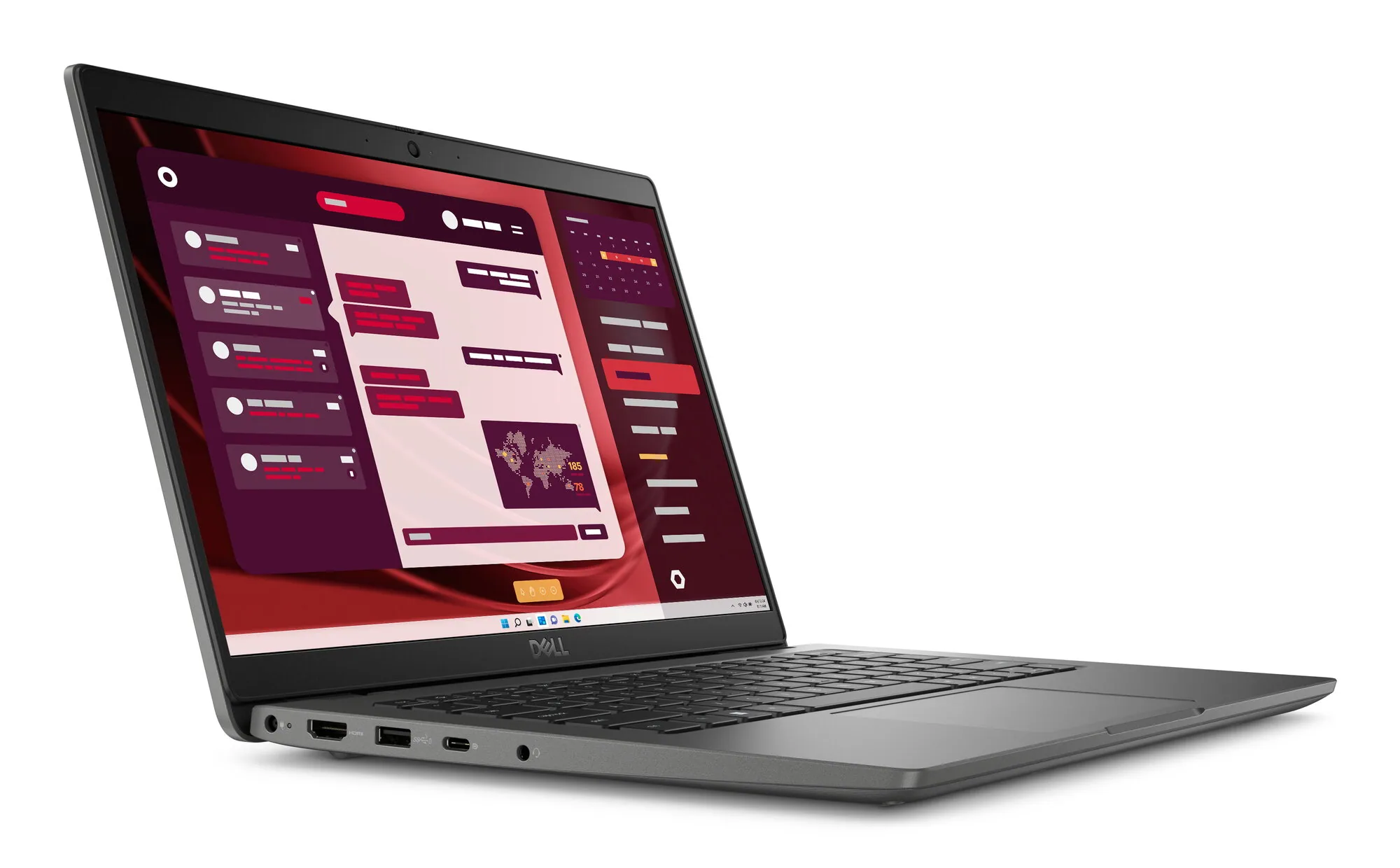 DELL Latitude 3450 Intel® Core™ i5 i5-1345U Laptop 35,6 cm (14") Full HD 16 GB DDR5-SDRAM 512 GB SSD Wi-Fi 6E (802.11ax) Windows 11 Pro Grau Deutsch – Bild 2