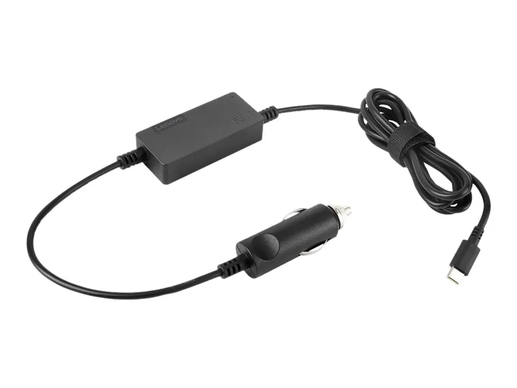 Lenovo 40AK0065WW Ladegerät für Mobilgeräte Laptop Schwarz Gleichstrom Auto