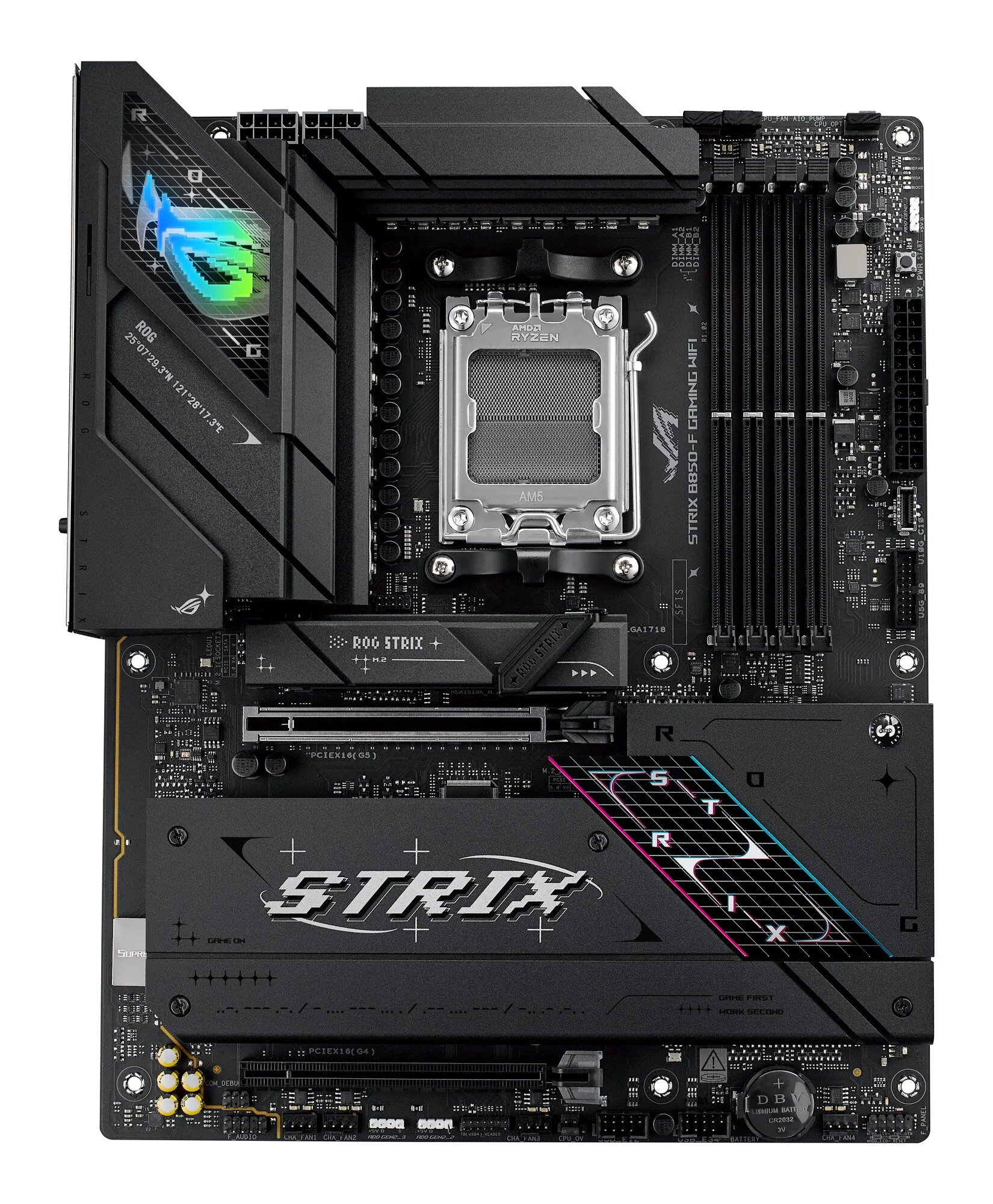 ASUS ROG STRIX B850-F GAMING WIFI AMD B850 Sockel AM5 ATX – Bild 1
