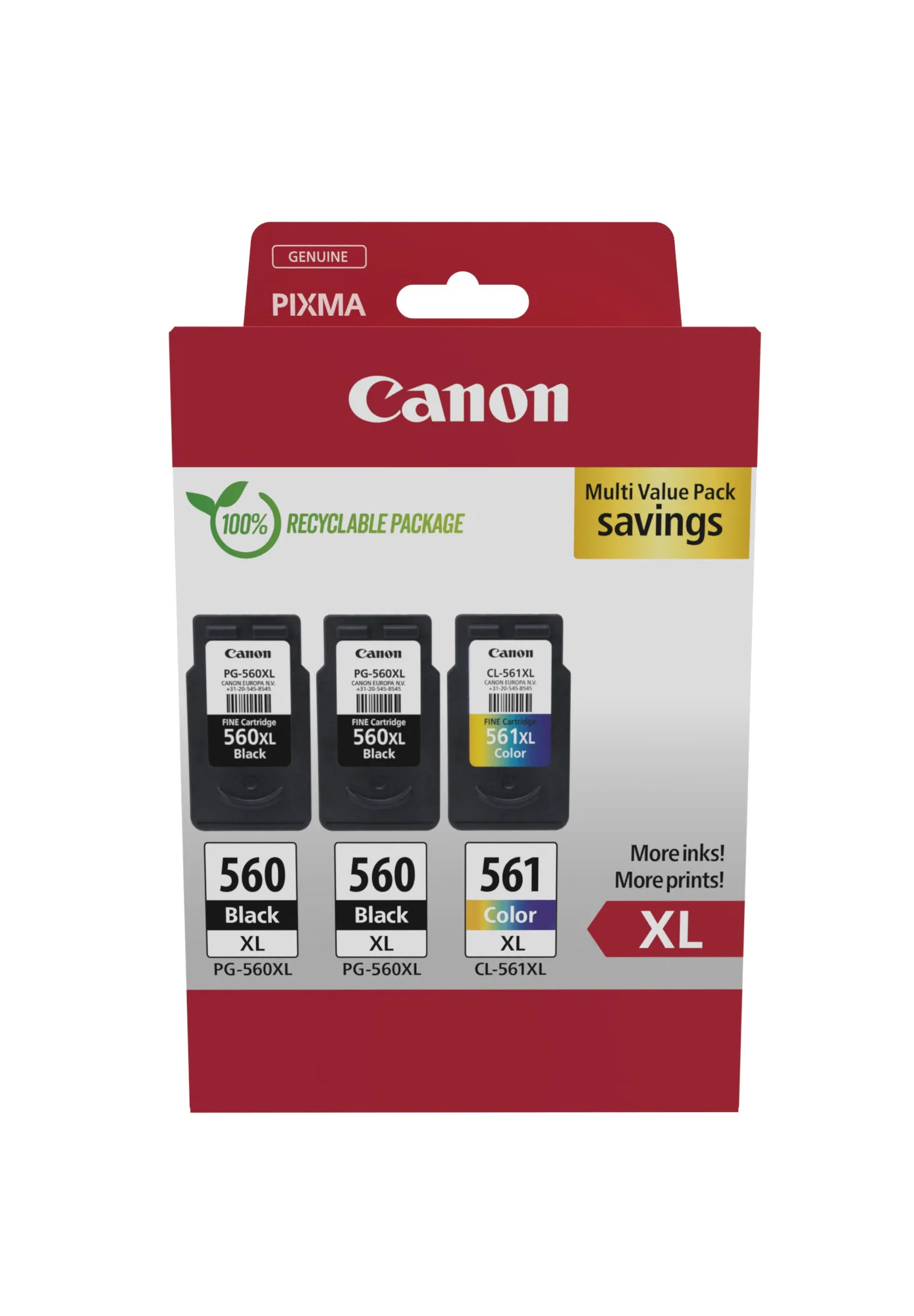 Canon PG-560XL x2/CL-561XL Triple Pack – Bild 1