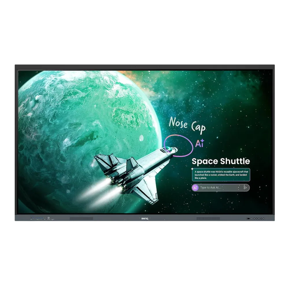 BenQ RE8605E Interaktives Whiteboard 2,18 m (86") 3840 x 2160 Pixel Touchscreen Schwarz USB – Bild 1