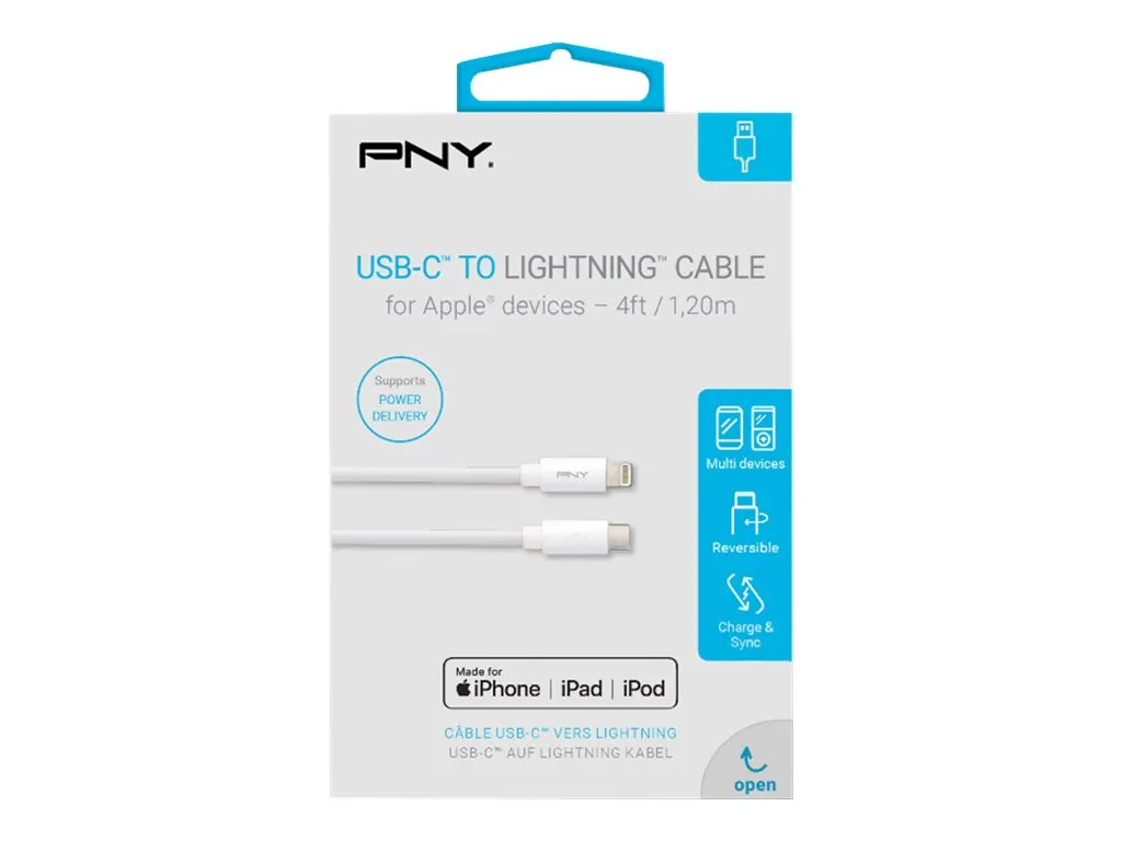 USB-C to Lightning - White Cable 1m