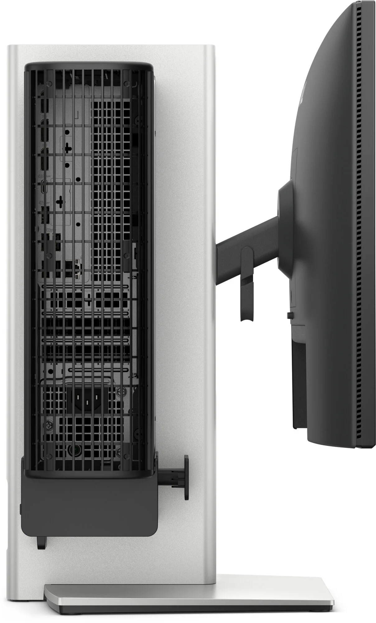 DELL Pro Slim OSS25 68,6 cm (27") Tisch/Bank Schwarz, Silber – Bild 7