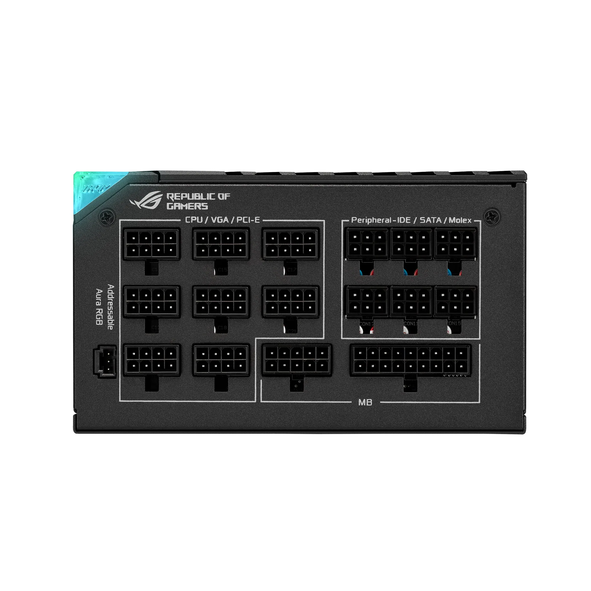 ASUS ROG THOR 1200W Platinum II Netzteil 24-pin ATX ATX Grau – Bild 4