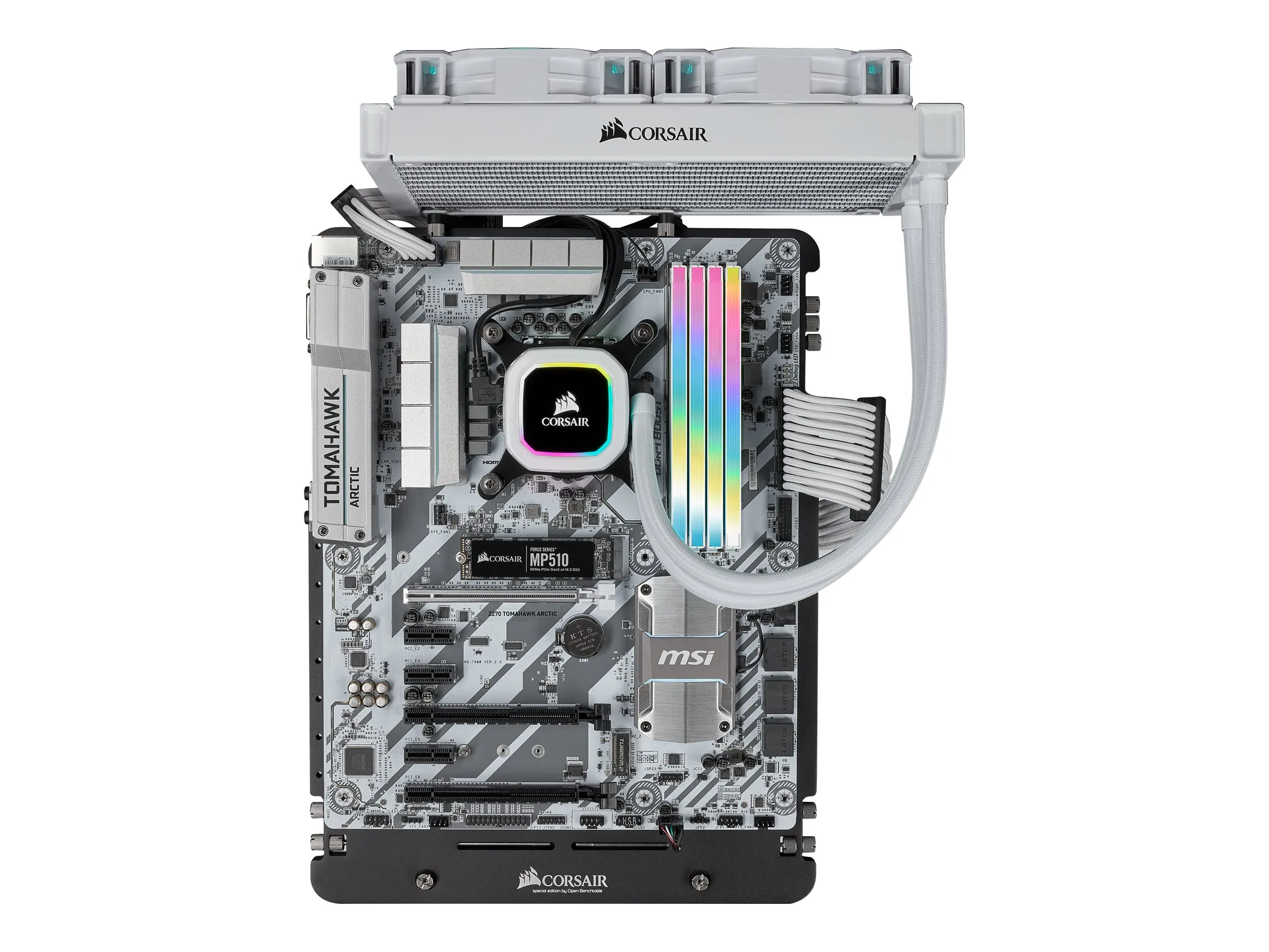Corsair Vengeance RGB DDR4-3200 CL16 32 GB Kit (4x 8 GB) (CMH32GX4M4E3200C16W)