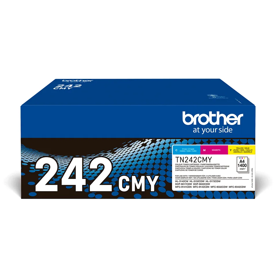 Brother TN-242CMY Tonerkartusche 1 Stück(e) Original Cyan, Magenta, Gelb – Bild 4