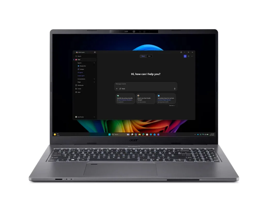 Acer TravelMate P2 16 AI TMP216-52-TCO-58XS Laptop, Intel Core Ultra 5, 16 GB – Bild 1